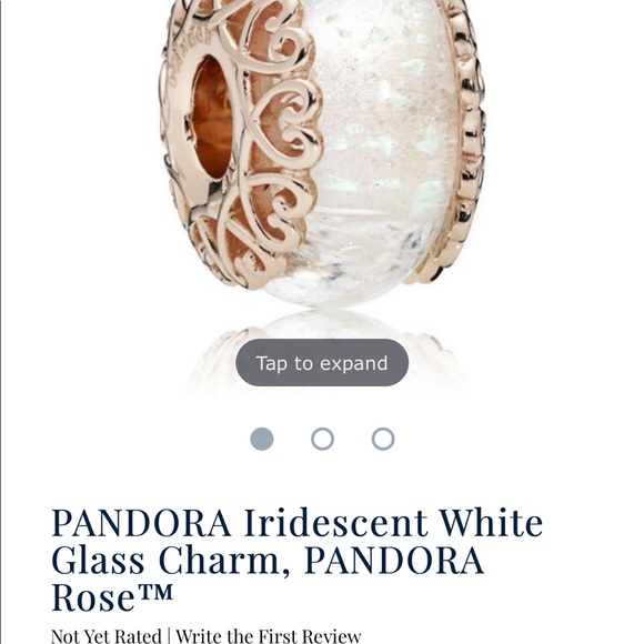 Original Brand New Pandora Rose Tone Murano Bead - Picture 3 of 7